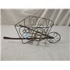 Image 1 : VINTAGE SMALL TRAMP ART WIRE WHEEL BARROW PLANT ST