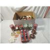 Image 1 : HUGE BOX LOT SCENTED CANDLES PILLARS JARS MORE NEW