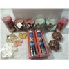 Image 2 : HUGE BOX LOT SCENTED CANDLES PILLARS JARS MORE NEW