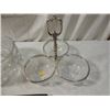 Image 2 : BOX LOT CRYSTAL ITALY BOHEMIAN SILVERPLATE