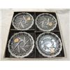 Image 3 : BOX LOT CRYSTAL ITALY BOHEMIAN SILVERPLATE