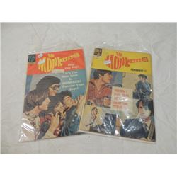 LOT 2 EARLY DELL 1960'S COMIC BOOKS THE MONKEES