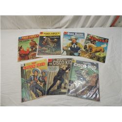 LOT 7 EARLY DELL 1960'S COMIC BOOKS WESTERN