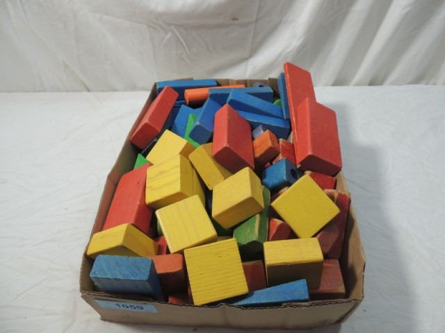 vintage wooden blocks