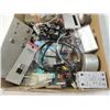 Image 2 : BOX LOT ELECTRICAL COMPONENTS METERS SUPPLIES