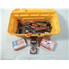 Image 1 : BIG TOOL BOX FULL OF TOOLS PIPE WRENCHES MORE
