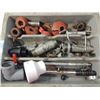 Image 2 : HUGE BOX LOT HEAVY PLUMBING PARTS PIECES CAST IRON