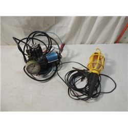 TOOL LOT TROUBLE LIGHT MILLER AIR COMPRESSOR KIT