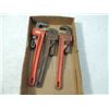 Image 1 : LOT 3 PIPE MONKEY WRENCHES RIDGID NYE CO