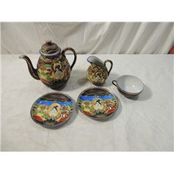 ASIAN SATSUMA CHINA JAPAN ASIANA TEA SET