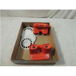 BOX LOT VIEW MASTER VIEWMASTER UNITS & REELS