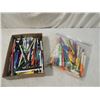 Image 1 : HUGE BOX LOT PENS PENCILS CRAYOLA MARKERS MORE
