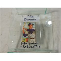 1952 BOWMAN DUKE SNIDER BASEBALL CARD BOOKS $200