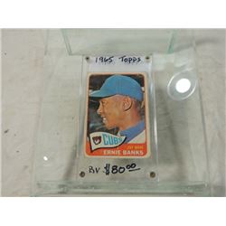 1965 TOPPS BASEBALL CARD ERNIE BANKS BOOKS $80