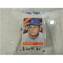 1966 TOPPS BASEBALL CARD DON DRYSDALE