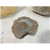 Image 2 : AGATE CRYSTAL GEODE SLICED CUT INSIDE QUARTZ SLICE
