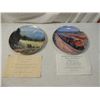 Image 1 : PAIR RAILROAD SAFETY AWARD PLATES EMPLOYEE