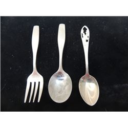 LOT THREE COLLECTIBLE SPOONS VERMONT