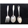 Image 1 : LOT THREE COLLECTIBLE SPOONS VERMONT