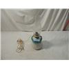 Image 1 : VINTAGE KEROSENE OIL LAMP CONVERTED TO ELECTRIC