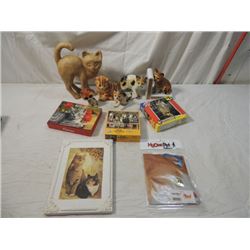 KITTEN CAT KITTY FELINE BOX LOT COLLECTIBLES