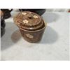 Image 3 : LOT 4 BROWN MARCREST POTTERY STONEWARE POTS