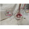 Image 4 : LOT 4 WINE CRYSTAL GOBLETS HAND MADE ROMANIA BLOWN