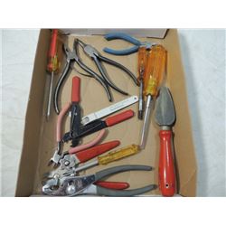 TOOL BOX LOT PLIERS SCREWDRIVERS MORE!!