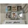 Image 1 : 6 CARD LOT TOPPS BASEBALL CARDS MICKEY MANTLE