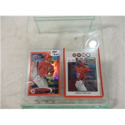 LOT 2 JOEY VOTTO BASEBALL CARDS ROOKIE TOPPS