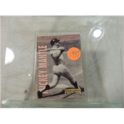 1997 KENNER MICKEY MANTLE COOPERSTOWN CARD