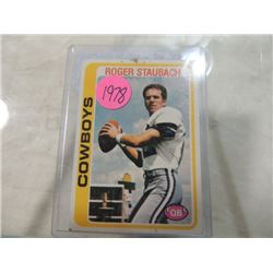 1978 ROGER STAUBACH TOPPS FOOTBALL CARD