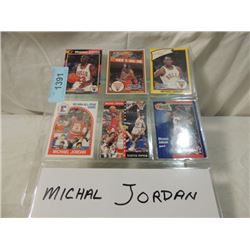 MICHAEL JORDAN BASKETBALL CARD SET 6 TOPPS