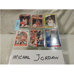 MICHAEL JORDAN BASKETBALL CARD SET 6 TOPPS