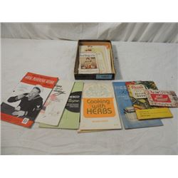 EPHEMERA LOT MINI COOKBOOKS SAILOR MORE