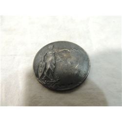 1909 SWEDISH MEDAL RARE MILITARY