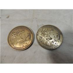 NORTH AMERICAN HUNTING CLUB MEDALLIONS WHITETAIL