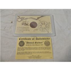 GENUINE SHIPWRECK TREASURE COIN