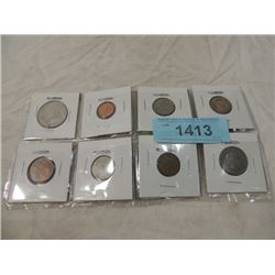 LOT 8 FOREIGN COINS MEXICAN OTHERS