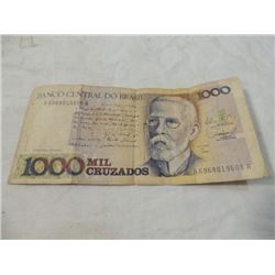 BANCO CENTRAL DO BRASIL BRAZIL 1000 BILL