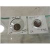 Image 1 : PAIR WHEAT PENNY PENNIES CENTS 1909P 1925D