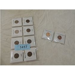 LOT 10 WHEAT PENNIES