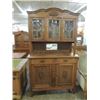 Image 1 : BEAUTIFUL BEVELED LEADED GLASS CHINA CABINET