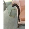 Image 2 : DUSTY ROSE VELOUR VELVET SOFA COUCH ANTIQUE