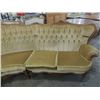 Image 2 : HUGE ANTIQUE HALF MOON SHAPED SOFA COUCH 3 PIECE