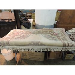 BEAUTIFUL HEAVY THICK AREA RUG ROOM SIZE SCULPTURE
