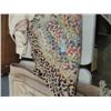 Image 1 : VINTAGE HAND MADE RAG RUG CLOTH TEAR STRIPS BRAID
