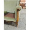 Image 2 : ANTIQUE VINTAGE GREEN SOFA EARLY AMERICAN