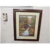 Image 1 : COTTAGE DECORATIVE SIGNED WALL ART PRINT