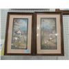 Image 1 : FRAMED AND MATTED ART PRINT WITH GARDEN SCENE